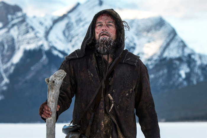 Leonardo DiCaprio in "The Revenant"