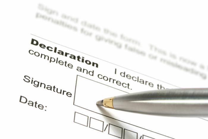 Be wary of signing out of possession title affidavits.