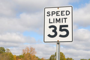 The speed limit will be reduced to 35 miles per hours.