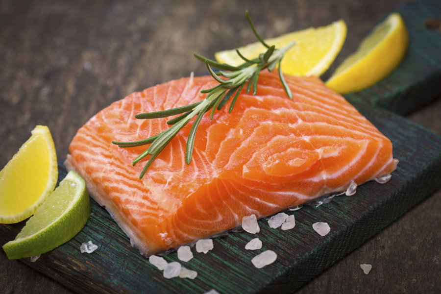 Salmon is a summer delight.