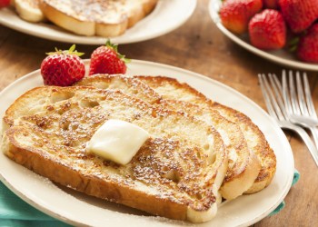 Homemade French Toast with Butter