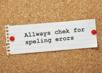 always check for spelling errors