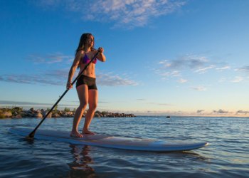 Standup paddleboarding season in the Hamptons extends into the fall. Photo credit: GROGL/iStock/Thinkstock