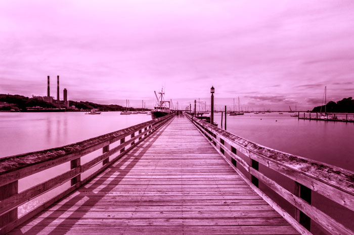 Paint Port Jefferson Pink!