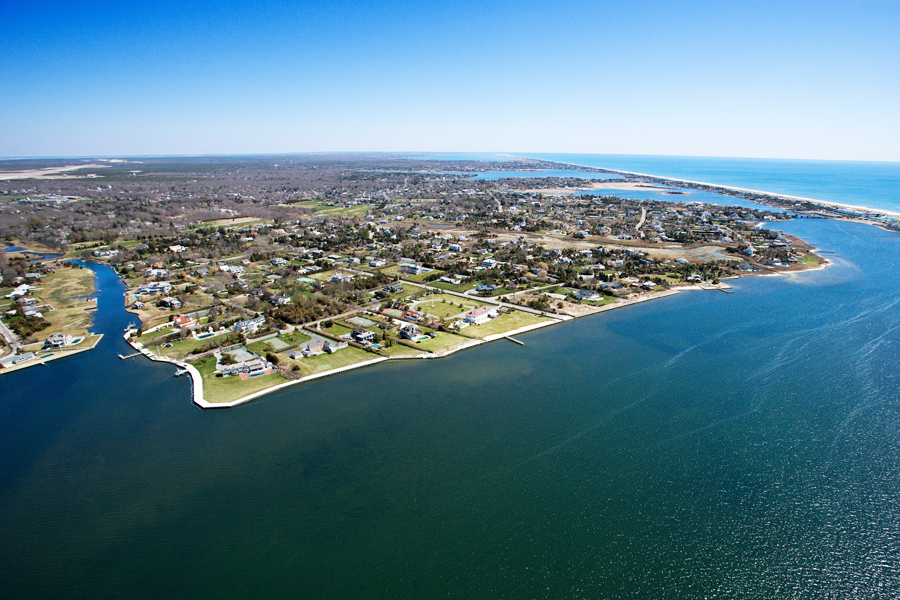 Aerial of The Hamptons, Long Island, New York