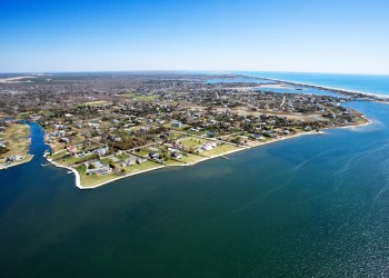 Aerial of The Hamptons, Long Island, New York