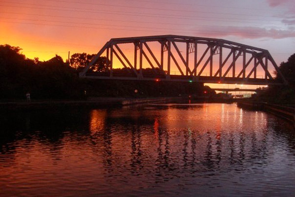 View of the canal from Tide Runners' deck