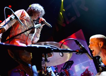 Tim Ferriss drums with Foreigner on HLN's The Tim Ferriss Experiment