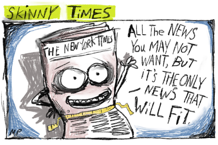 Times cartoon by Mickey Paraskevas