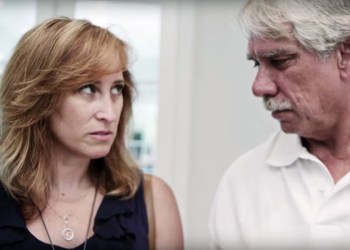 Esther Adler-O’Keefe (left) appears in a racy video by J.R. and Trey Songz