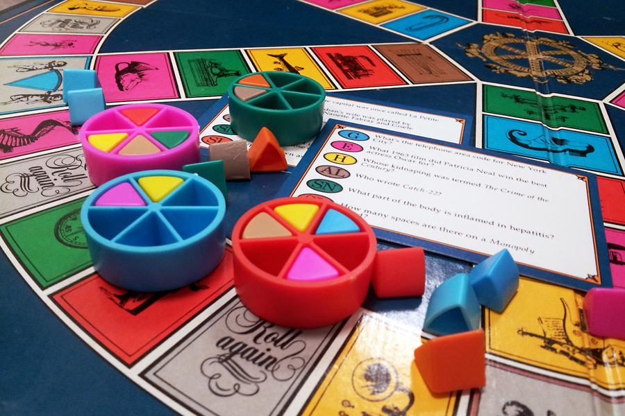 The original and out-of-date Trivial Pursuit, ca. 1981