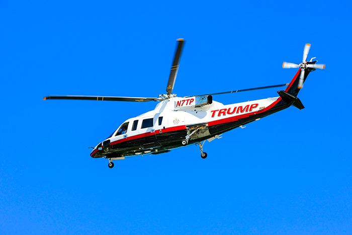 Trump helicopter