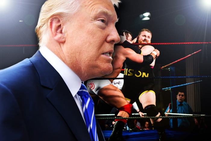 Trump gets in the ring!
