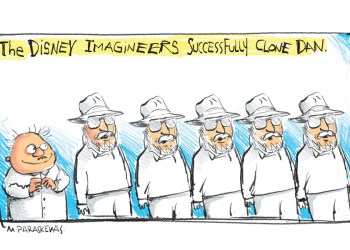 Walter Isaacson Cartoon By Mickey Paraskevas