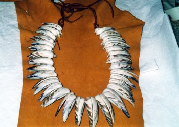 Wampum Necklace by Herman “Chuck” Quinn