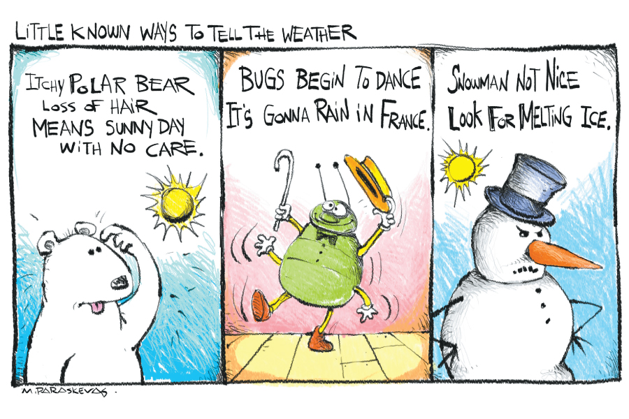 Weather Cartoon By Mickey Paraskevas