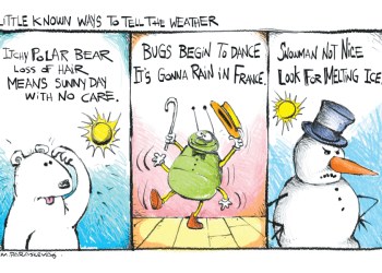 Weather Cartoon By Mickey Paraskevas
