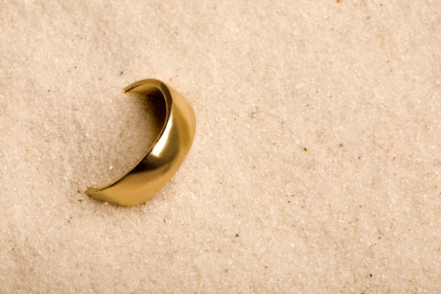 Wedding Ring Sand