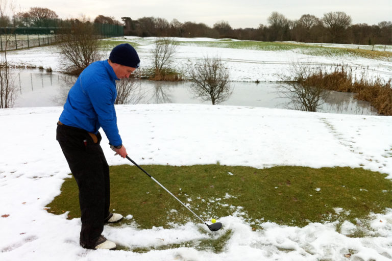 Golfing in the Snow? Use Yellow Balls Dan’s Papers