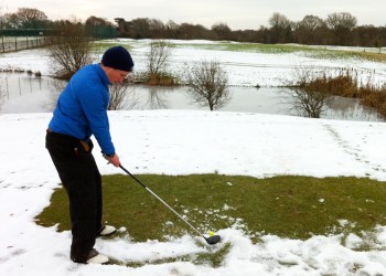 Yellow balls are key in Winter Golf