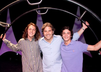 Michael Wudyka and his sons