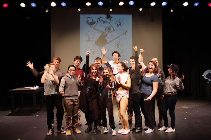 Actors and playwrights at the 2015 YAWP High School Playwrights Festival