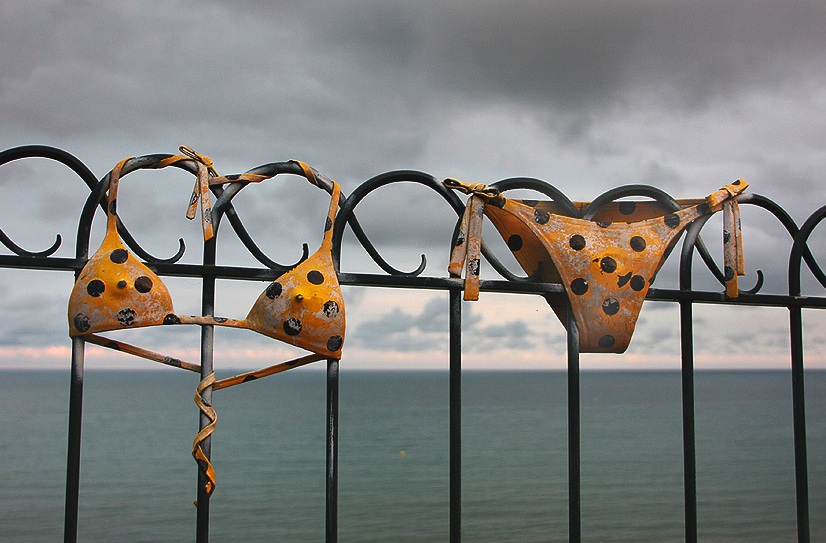 Teenie Weenie Yellow Polka Dot Bikini