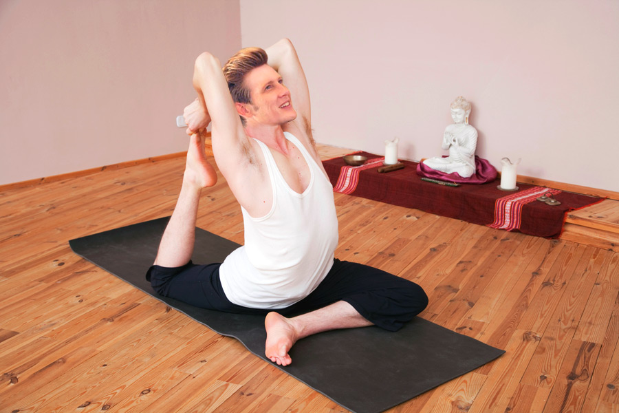 Nolan leads a class at his Takeda School of Yoga and Meditation Revenge
