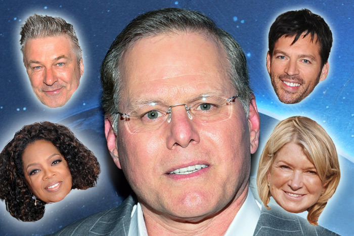 David Zaslav and some of his celebrity guests