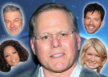 David Zaslav and some of his celebrity guests