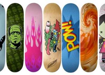 skateboards