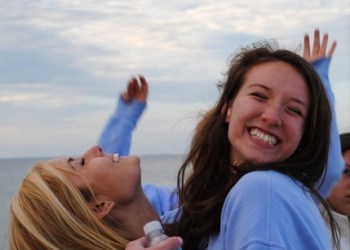 Doris on the beach before her injury
