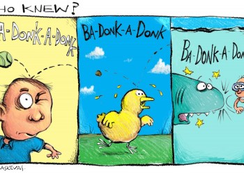 badonkadonk Cartoon by Mickey Paraskevas