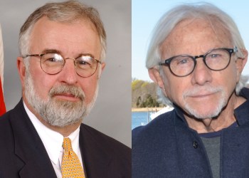 Tim Bishop and Joe Pintauro are the honorees of the Bay Street Theater Gala