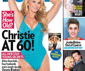 Christie Brinkley on the cover of People.