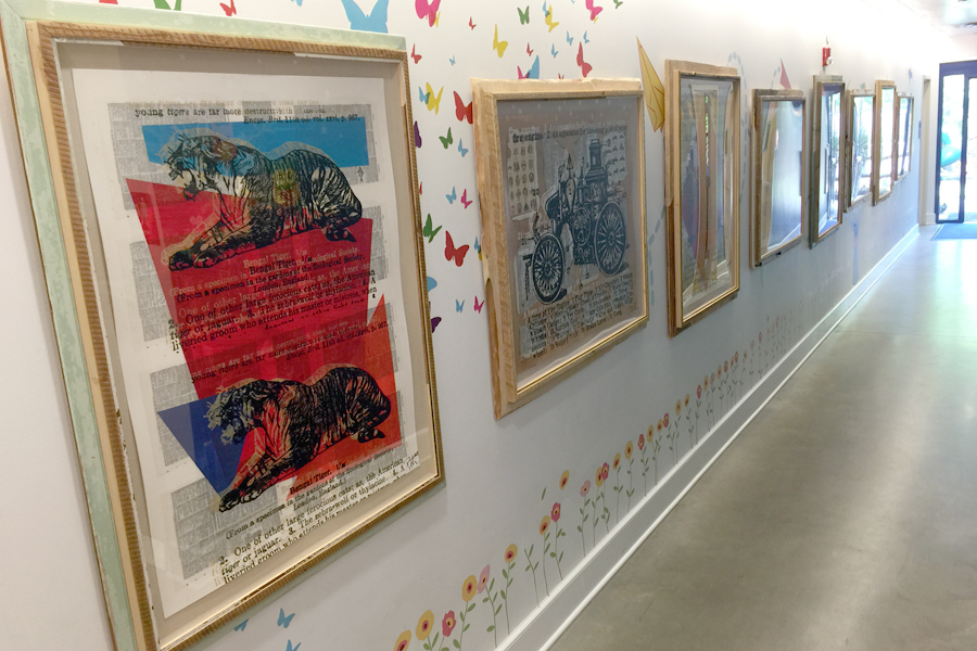 Peter Tunney's Dictionary Daze exhibit at the Children's Museum of the East End.