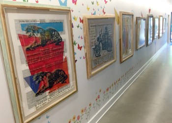 Peter Tunney's Dictionary Daze exhibit at the Children's Museum of the East End.
