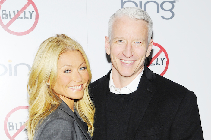 Kelly Ripa and Anderson Cooper