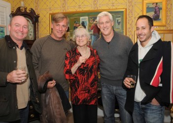 Brian Connors, Jim McChesney, Artist Dinah Maxwell Smith, Jack Hayes and Jon Morse
