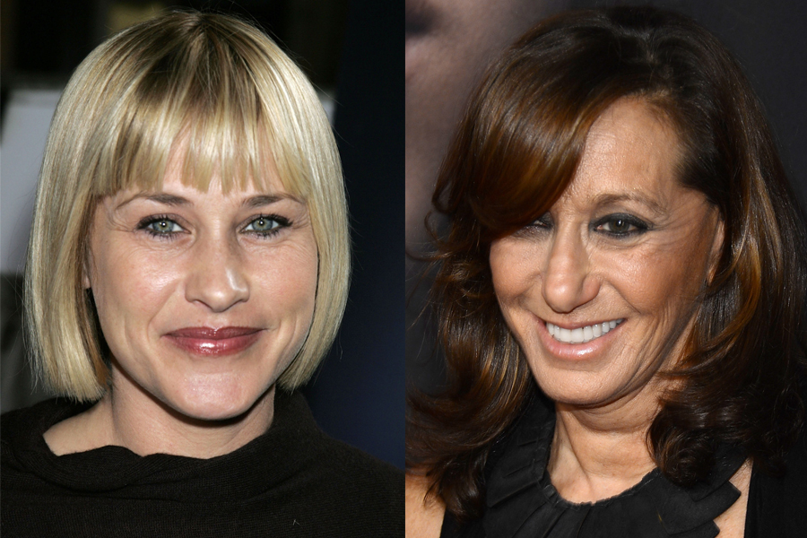 Patricia Arquette and Donna Karan