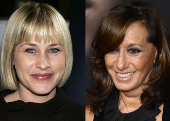 Patricia Arquette and Donna Karan