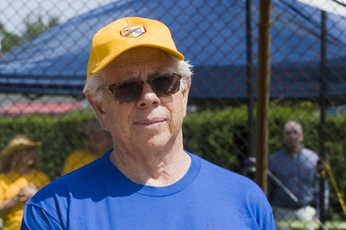 Carl Bernstein at the Artists and Writers Game in East Hampton this summer.