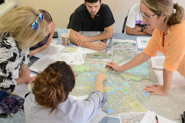 L to R: Lisa Lwoenstein, Chris Kempner, Siris Barrios, TJ Buckley, Allan Redfern, Kathy Eisman.