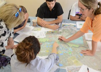 L to R: Lisa Lwoenstein, Chris Kempner, Siris Barrios, TJ Buckley, Allan Redfern, Kathy Eisman.