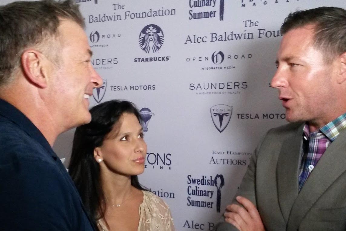 Alec Baldwin, Hilaria Baldwin, Ed Burns