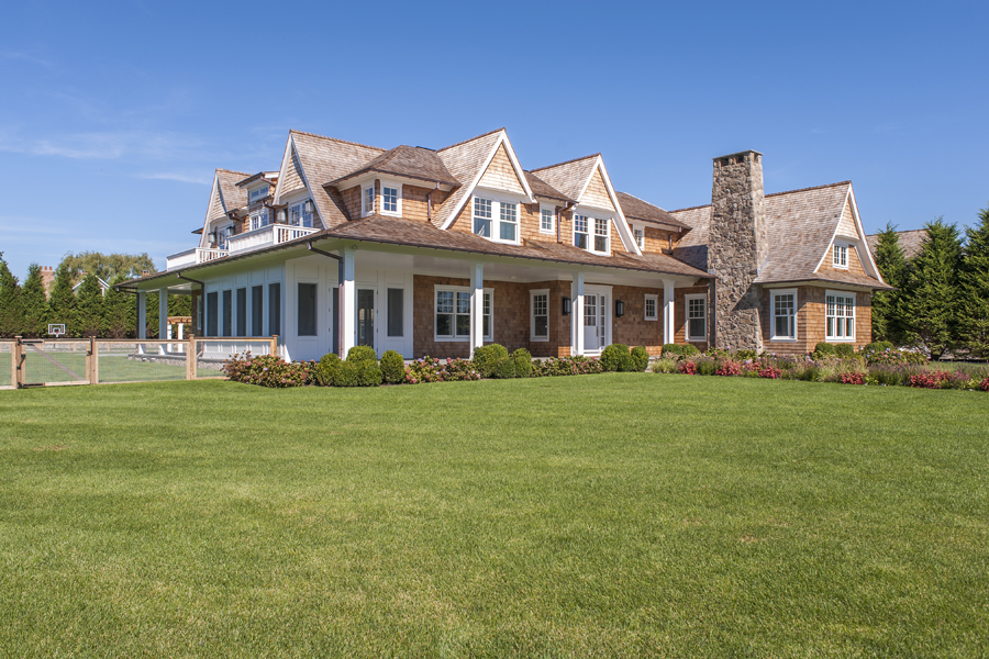 A Farrell Building Company home at 24 Mecox Bay Lane, Water Mill. Photo credit: Courtesy Farrell Building Company