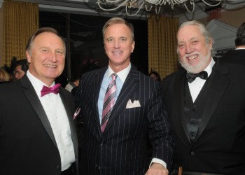 Ken Walles (Owner of the Oceanside Beach Resort), Joe Gaviola (Chairman of the Board of Suffolk County National Bank) and Carl Darenberg (Owner of Montauk Marine Basin)