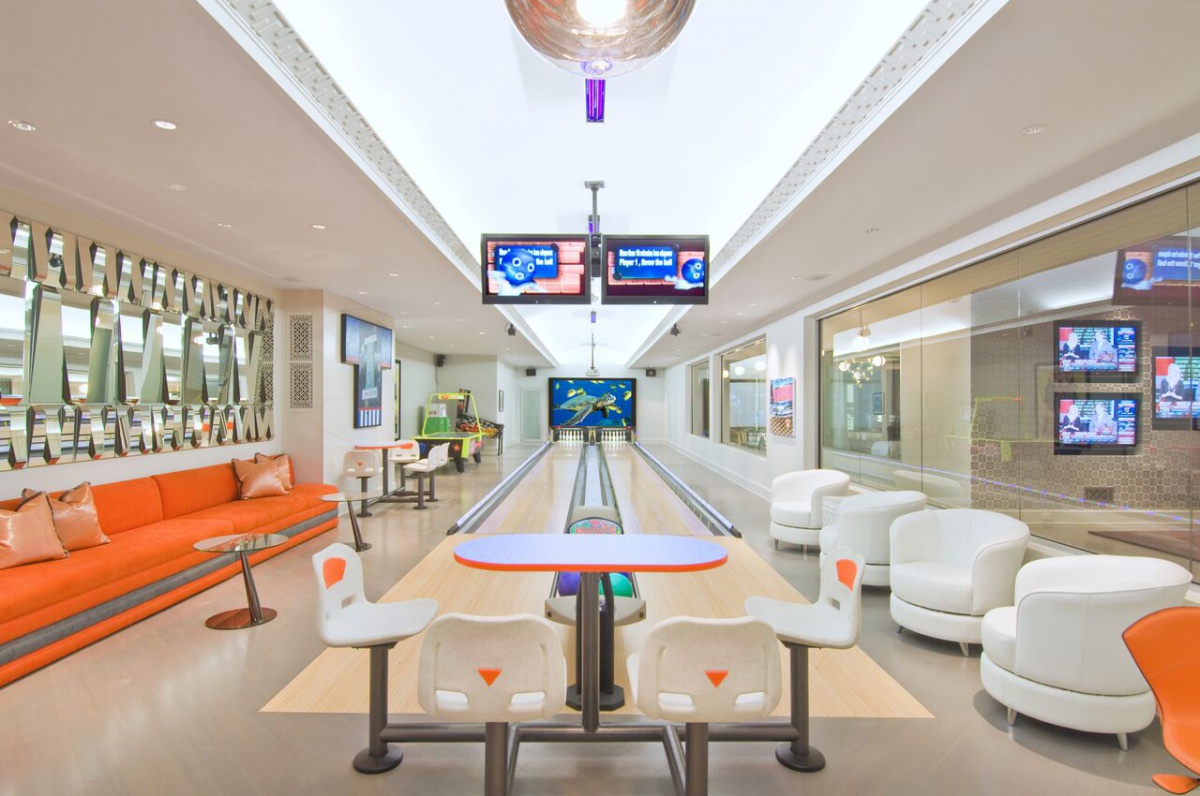 Hamptons estate Sandcastle's very own bowling alley
