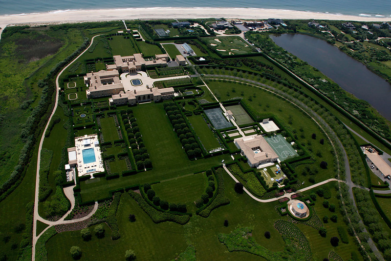 Ira Rennert's Fairfield estate in Sagaponack. Photo credit: Cully/EEFAS