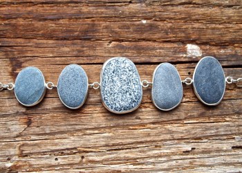 Hampton Beach Stone Bracelet by Miranda Page.